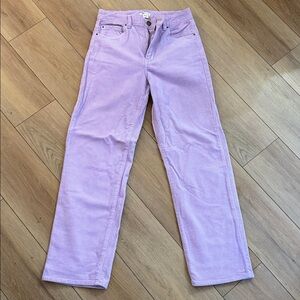 Billabong Lavender corduroy pants